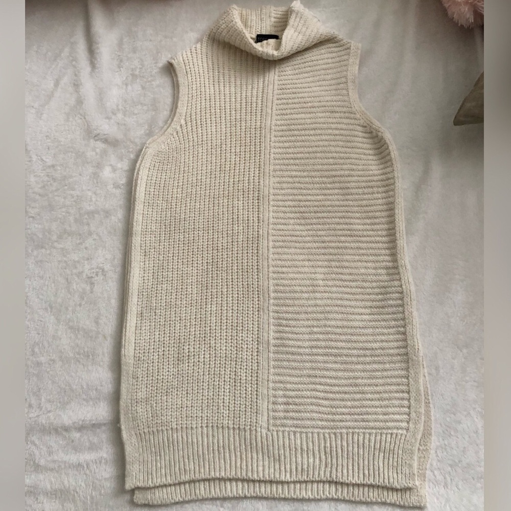 Topshop sleeveless sweater dress